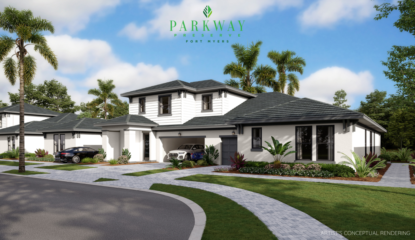 Photo of PARKWAY PRESERVE - Attached 1-Story Villas & 2-Story Townhomes with 1 & 2 Car Garages